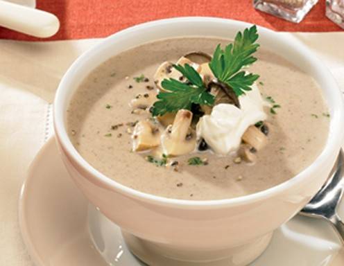 Cremige Champignon-Suppe