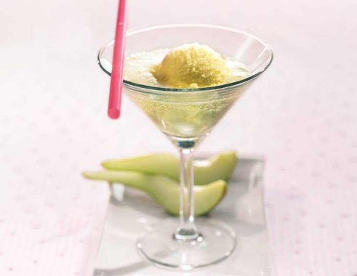 Birnensorbet mit Prosecco Birnensorbet mit Prosecco