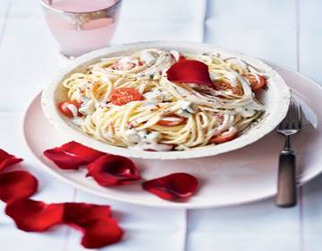 Spaghetti mit "Alles Liebe" gewürzt
