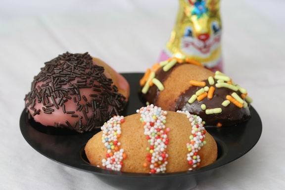 Biskuit-Ostereier Rezept - ichkoche.de Biskuit-Ostereier Rezept - ichkoche.de