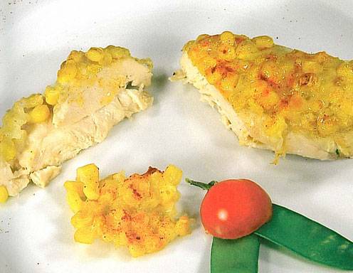 Hühnerbrustfilet mit Maiskruste Rezept - ichkoche.de
