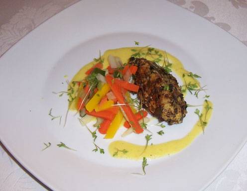 Hirse-Topfen-Nockerl in der Kürbiskernkruste Rezept - ichkoche.at Hirse-Topfen-Nockerl in der Kürbiskernkruste Rezept - ichkoche.at