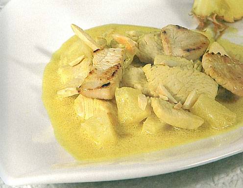 Puten Curry mit Ananas Rezept - ichkoche