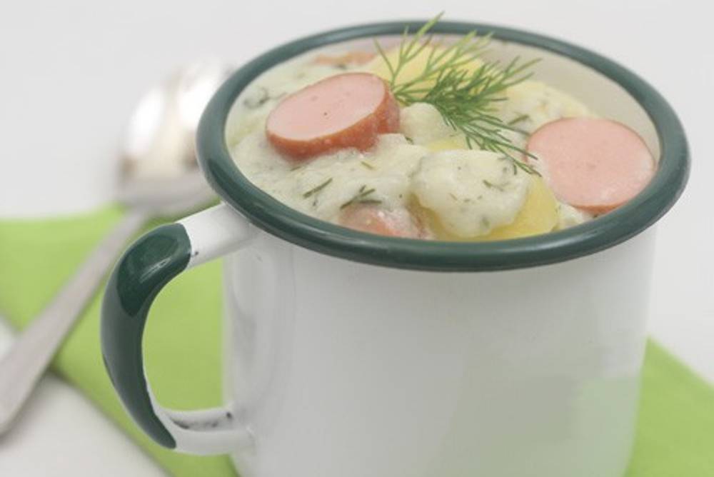 Dillkartoffeln mit Frankfurtern Dillkartoffeln mit Frankfurtern