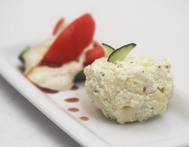 Apfel-Schafkäse-Tatar Apfel-Schafkäse-Tatar