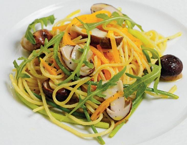 Steinpilz-Kürbis-Spaghetti Steinpilz-Kürbis-Spaghetti