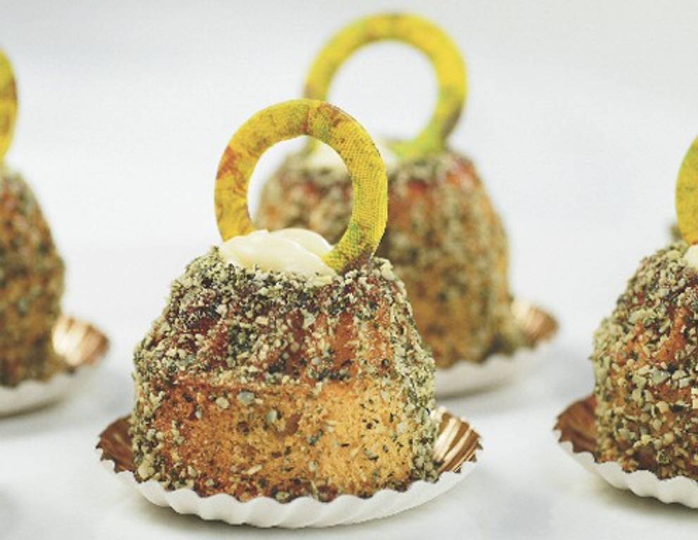 Mini-Kürbiskerngugelhupf Mini-Kürbiskerngugelhupf