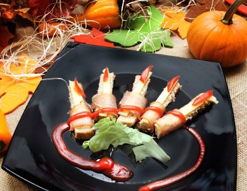 Verzaubertes Gruselhändchen Rezept - ichkoche.de Verzaubertes Gruselhändchen Rezept - ichkoche.de