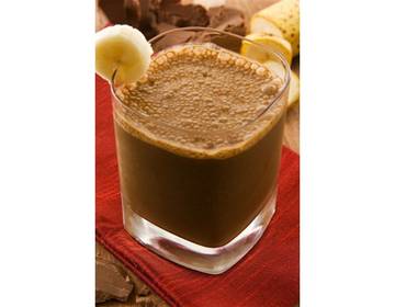 Smoothie mit Schokolade und Bananen Smoothie mit Schokolade und Bananen