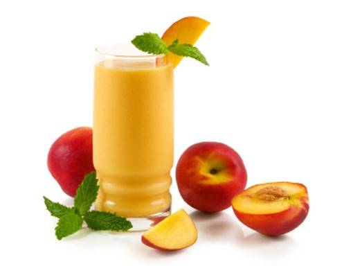 Pfirsich-Shake Rezept - ichkoche.at Pfirsich-Shake Rezept - ichkoche.at