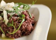 Risotto mit Chianti und Rucola Risotto mit Chianti und Rucola