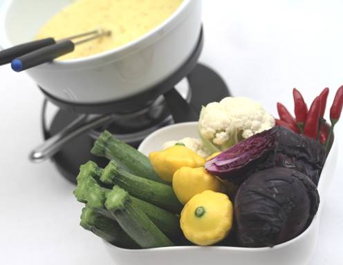 Fondue mit Wintergemüse