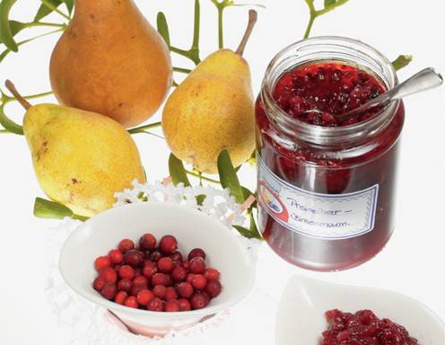 Preiselbeer-Birnen-Marmelade Rezept - ichkoche.de Preiselbeer-Birnen-Marmelade Rezept - ichkoche.de