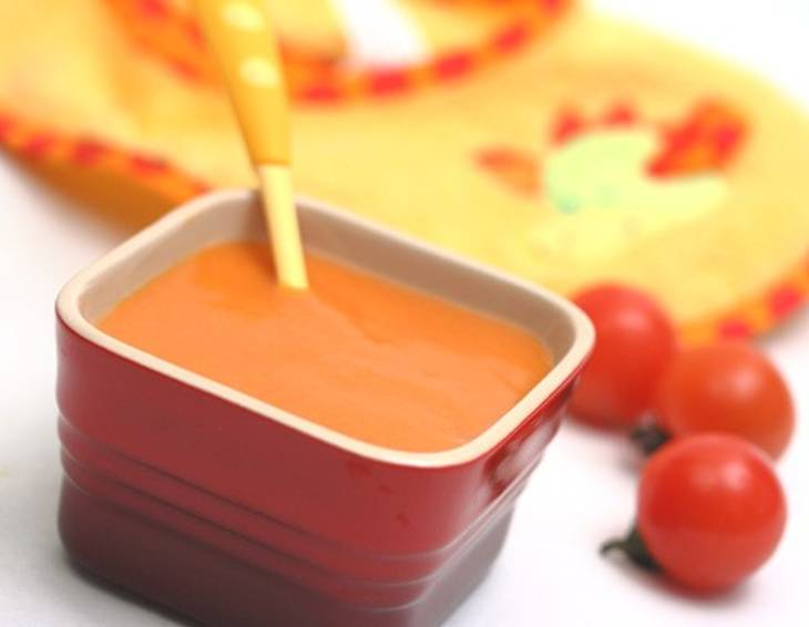 Babynahrung: Paradeissuppe Babynahrung: Paradeissuppe