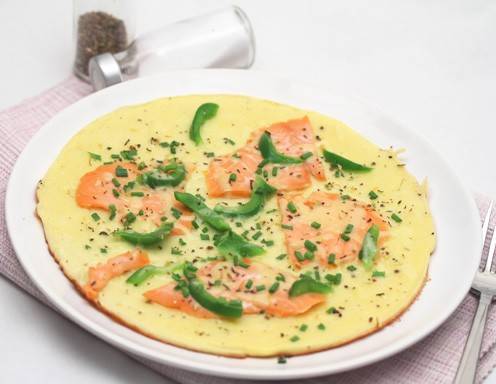 Pannekoeken mit Lachs (Pikante Holländische Palatschinken)