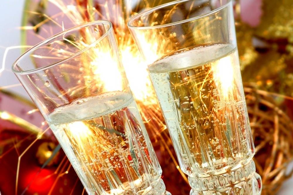 Champagner zu Neujahr ist Pflicht