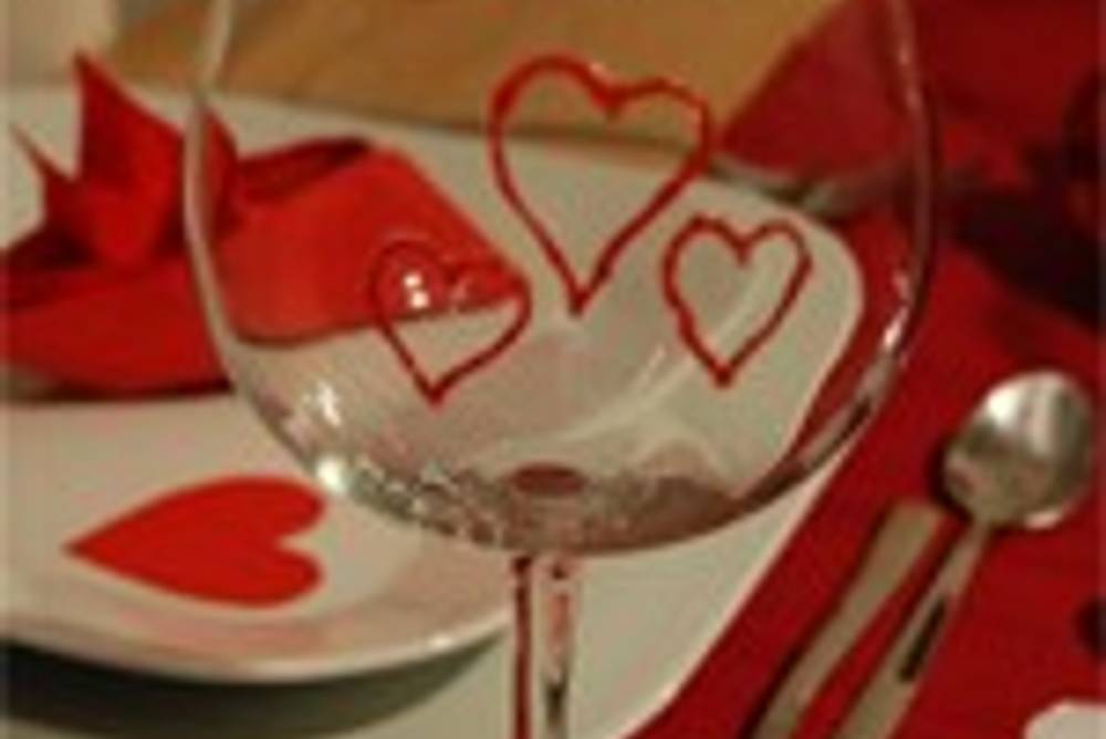 Romantisch gedeckter Tisch Romantisch gedeckter Tisch