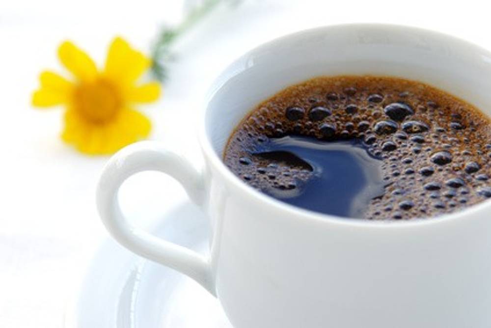 Kaffetasse mit frischem Kaffee Kaffetasse mit frischem Kaffee