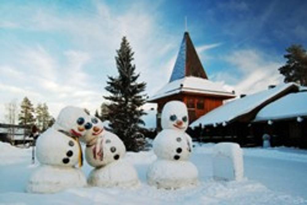 Finnische Schneemänner Finnische Schneemänner