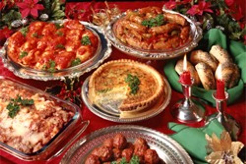 Gemütliches Weihnachtsbuffet Gemütliches Weihnachtsbuffet