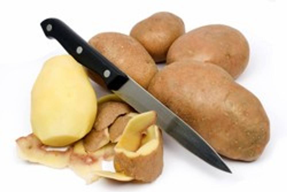 Kartoffel schälen Kartoffel schälen