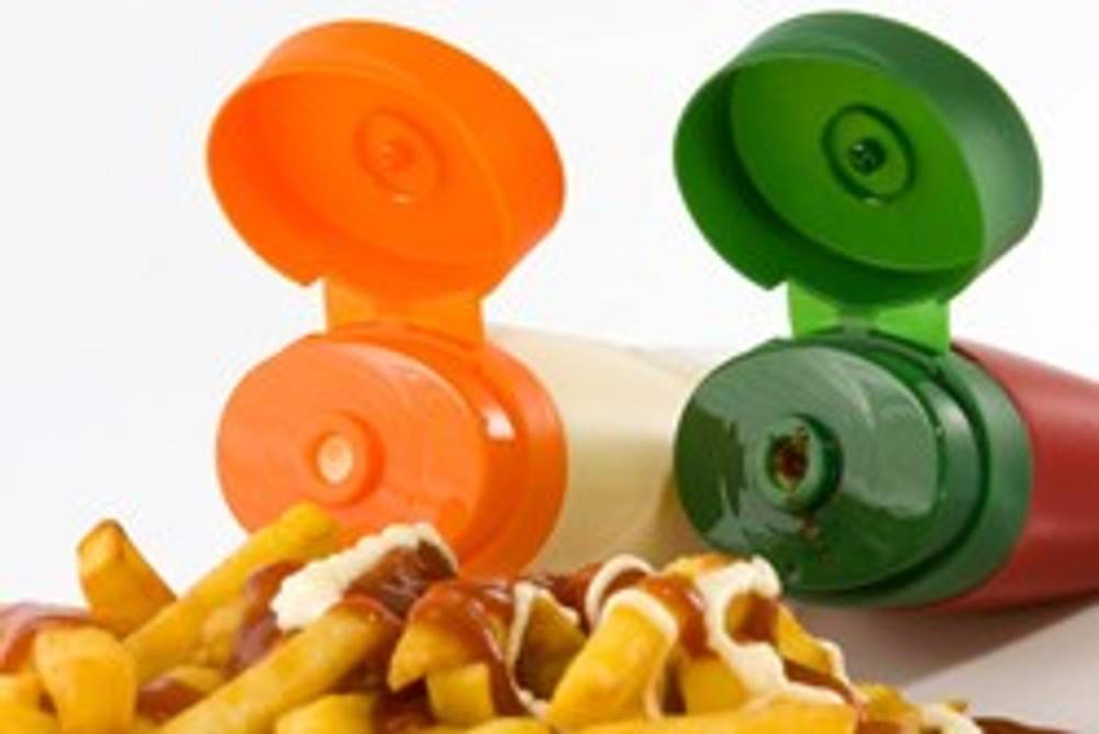 Mayonnaise und Ketchup enthalten viel Fett Mayonnaise und Ketchup enthalten viel Fett