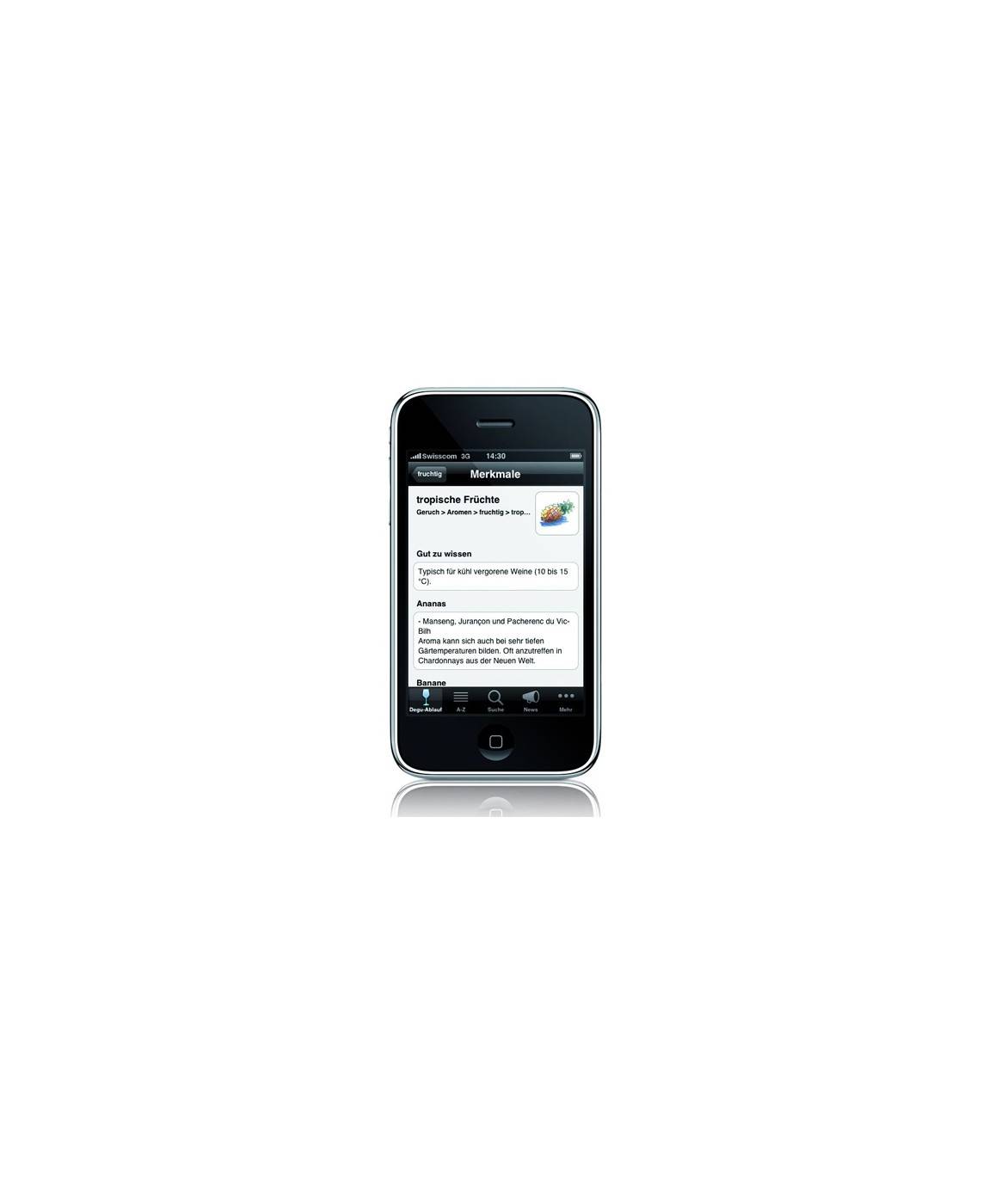Wein am iPhone - Das Wichtigste über Wein 