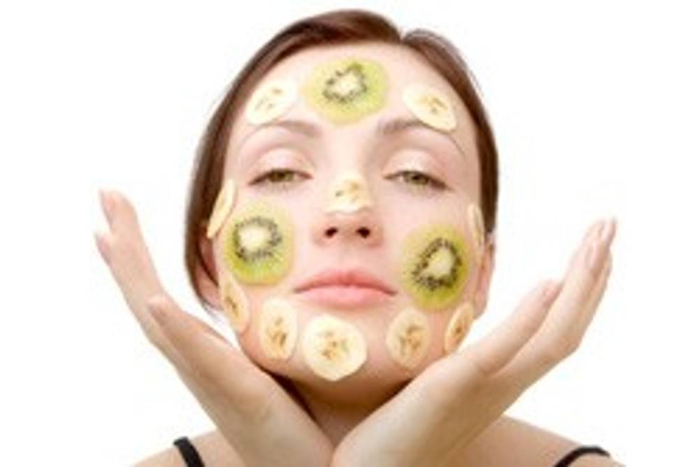 Selbstgemachte Fruchtmaske Selbstgemachte Fruchtmaske
