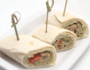 Tortilla-Wraps mit Thunfisch Tortilla-Wraps mit Thunfisch