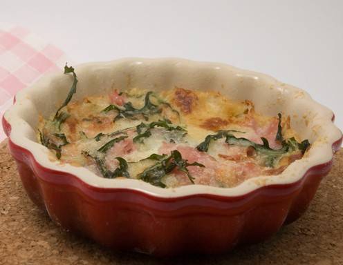 Knusprige Schinkentartelettes