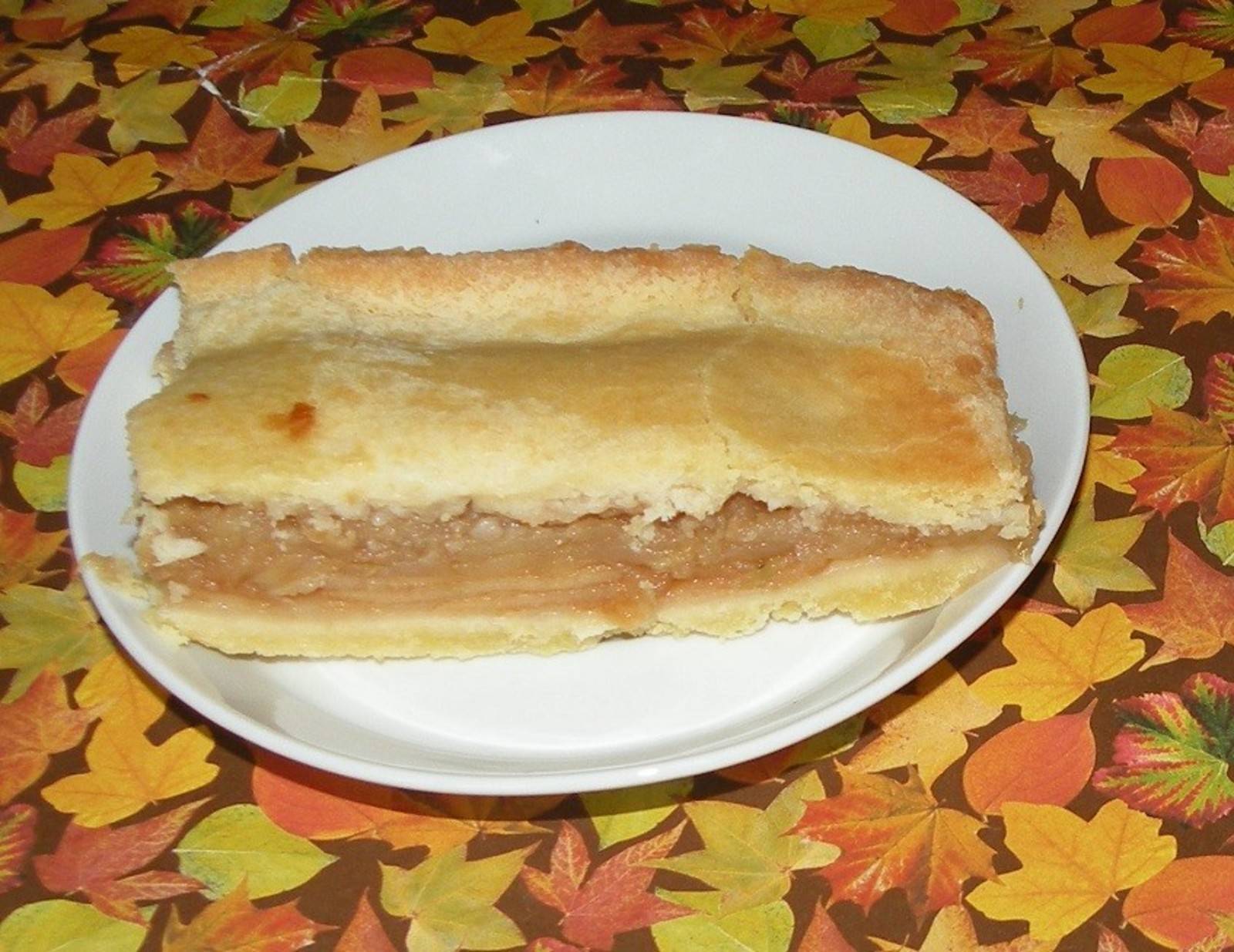 Gedeckter Apfelkuchen