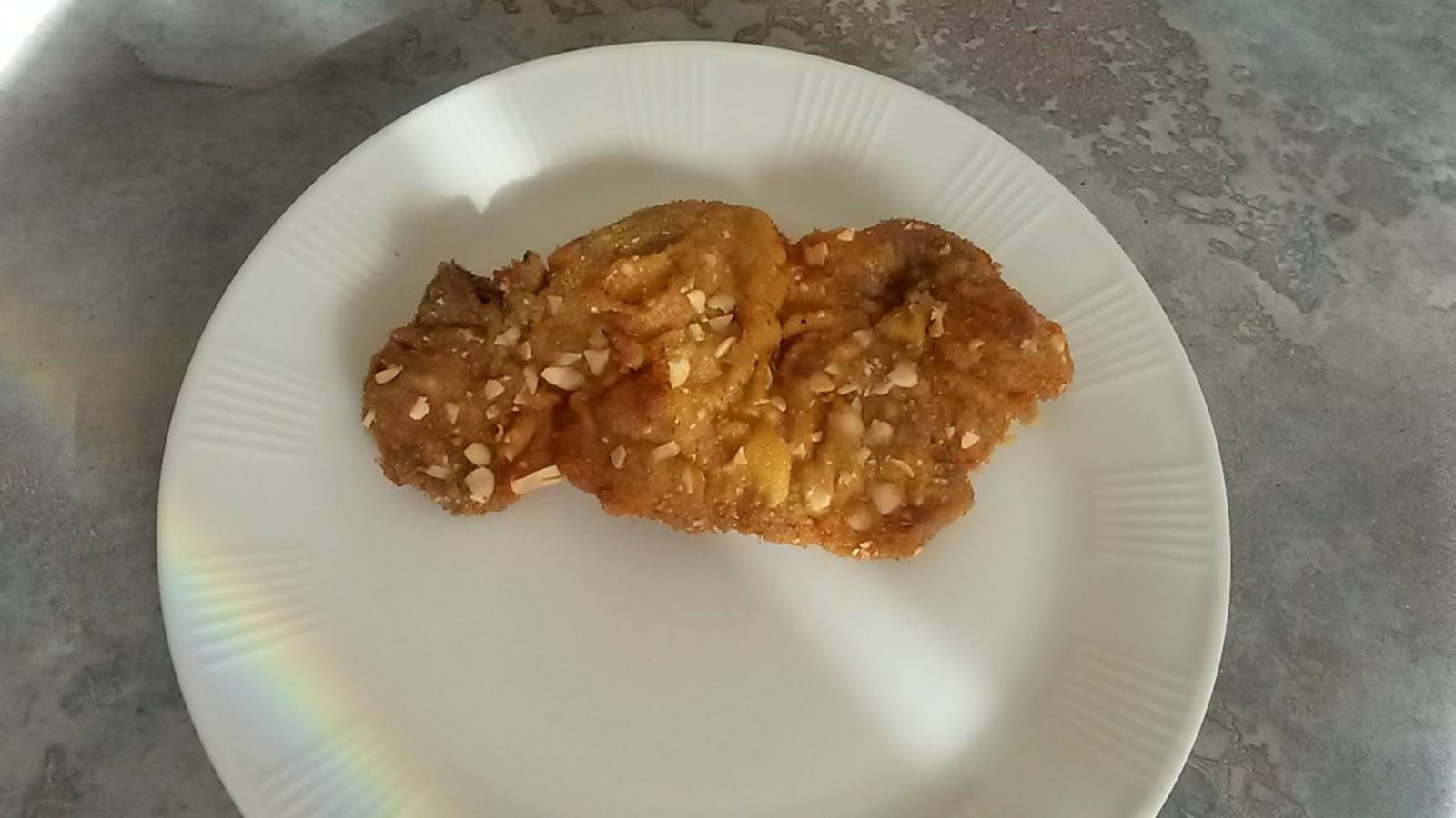 Schnitzel in Mandelpanier
