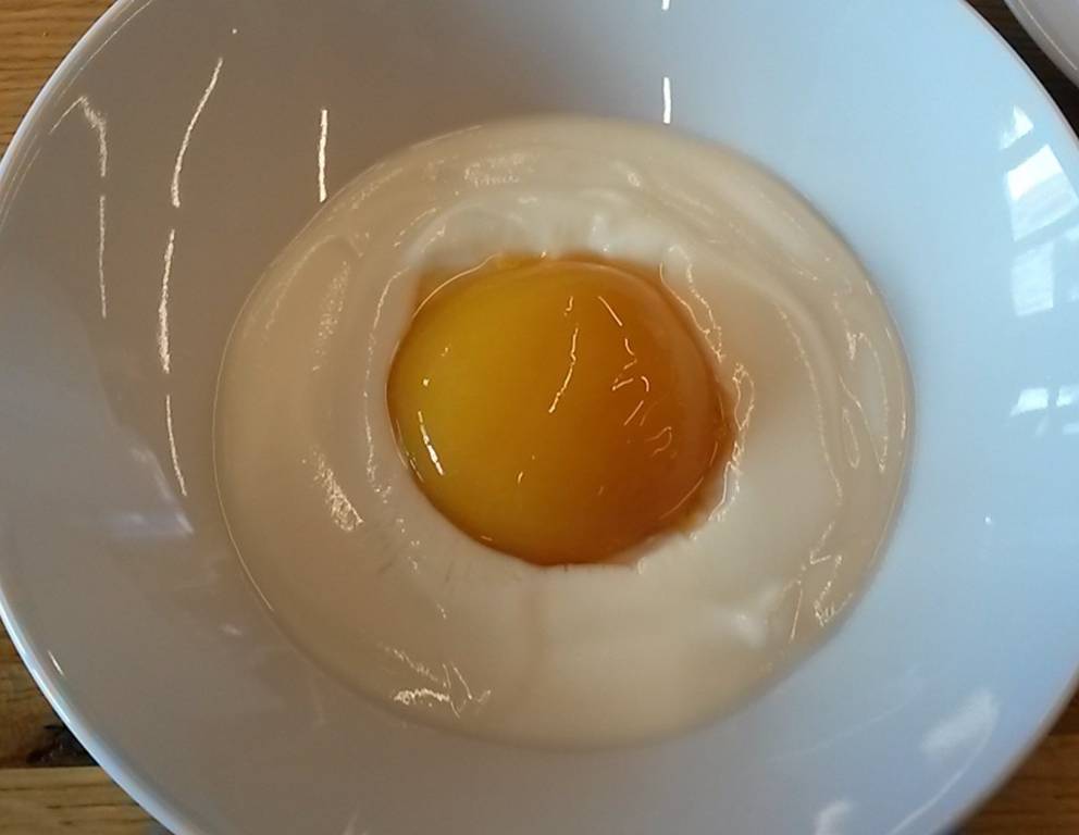 Topfencreme mit Pfirsich Topfencreme mit Pfirsich