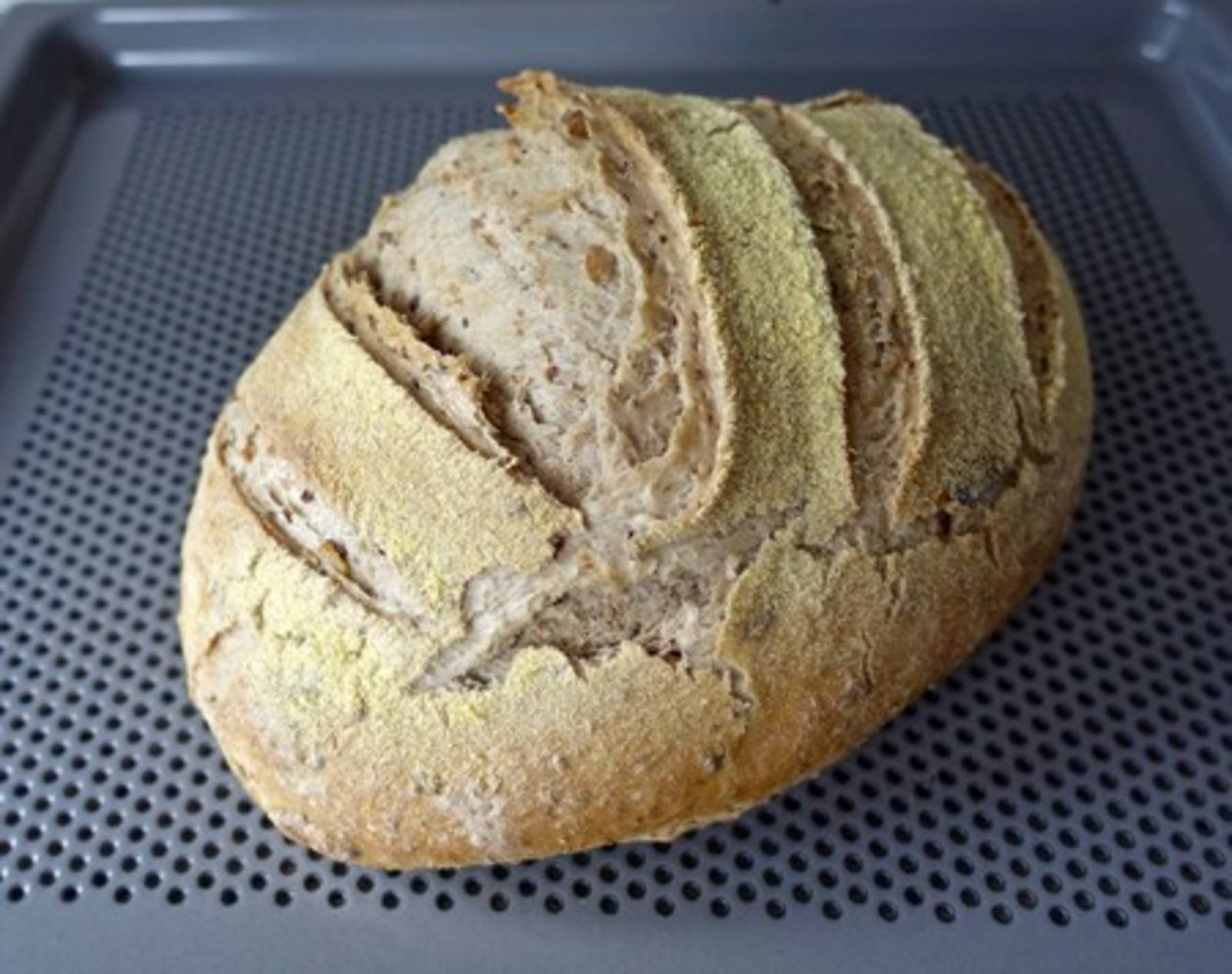 Krustenbrot aus Honig-Salz-Teig Rezept - ichkoche.ch