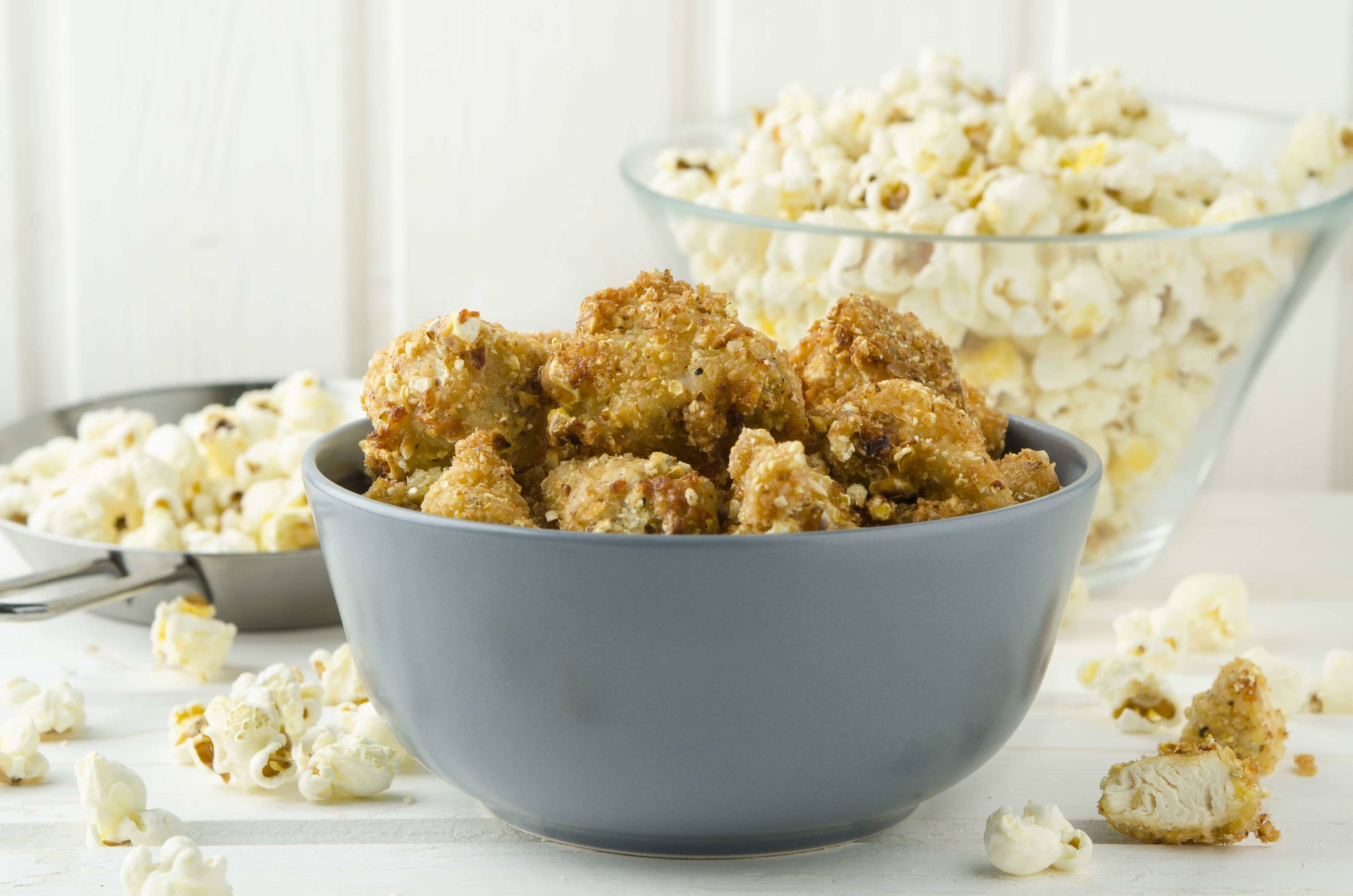Chicken-Nuggets in Popcorn-Panier