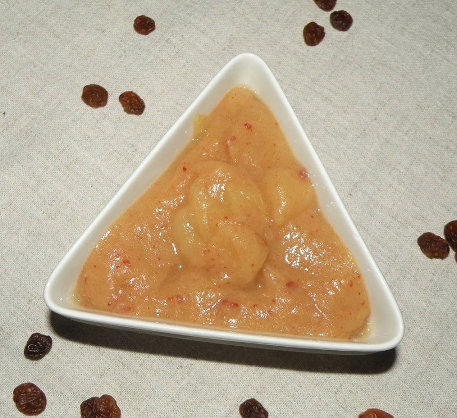 Apfelmus mit Rosinen Rezept - ichkoche.ch Apfelmus mit Rosinen Rezept - ichkoche.ch