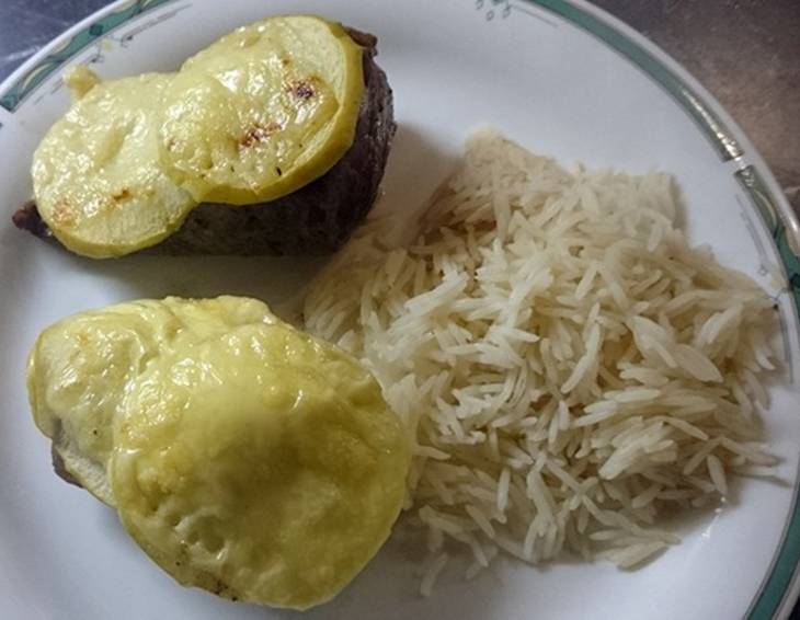 Überbackene Rothirschfilets Überbackene Rothirschfilets