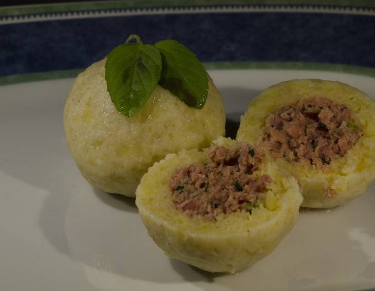 Hascheeknödel