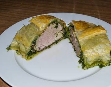 Schweinsfischerl im Teigmantel Schweinsfischerl im Teigmantel