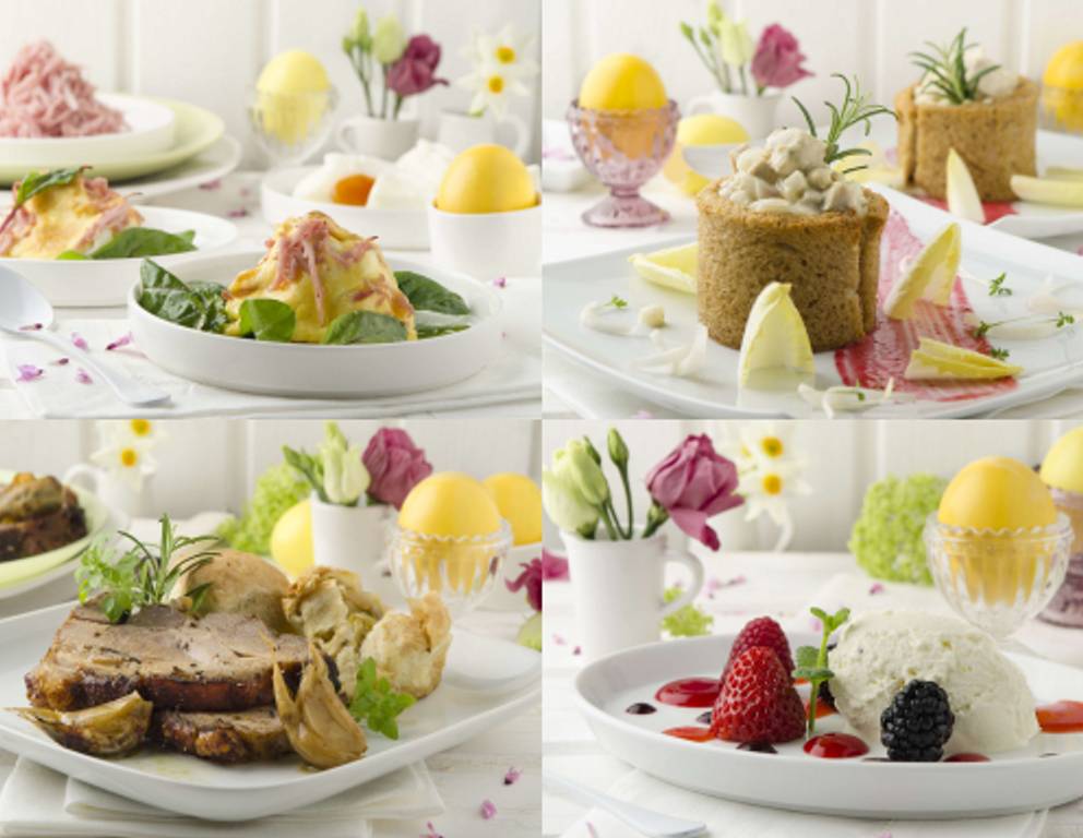 Ostermenü mit Schweinsbraten Ostermenü mit Schweinsbraten