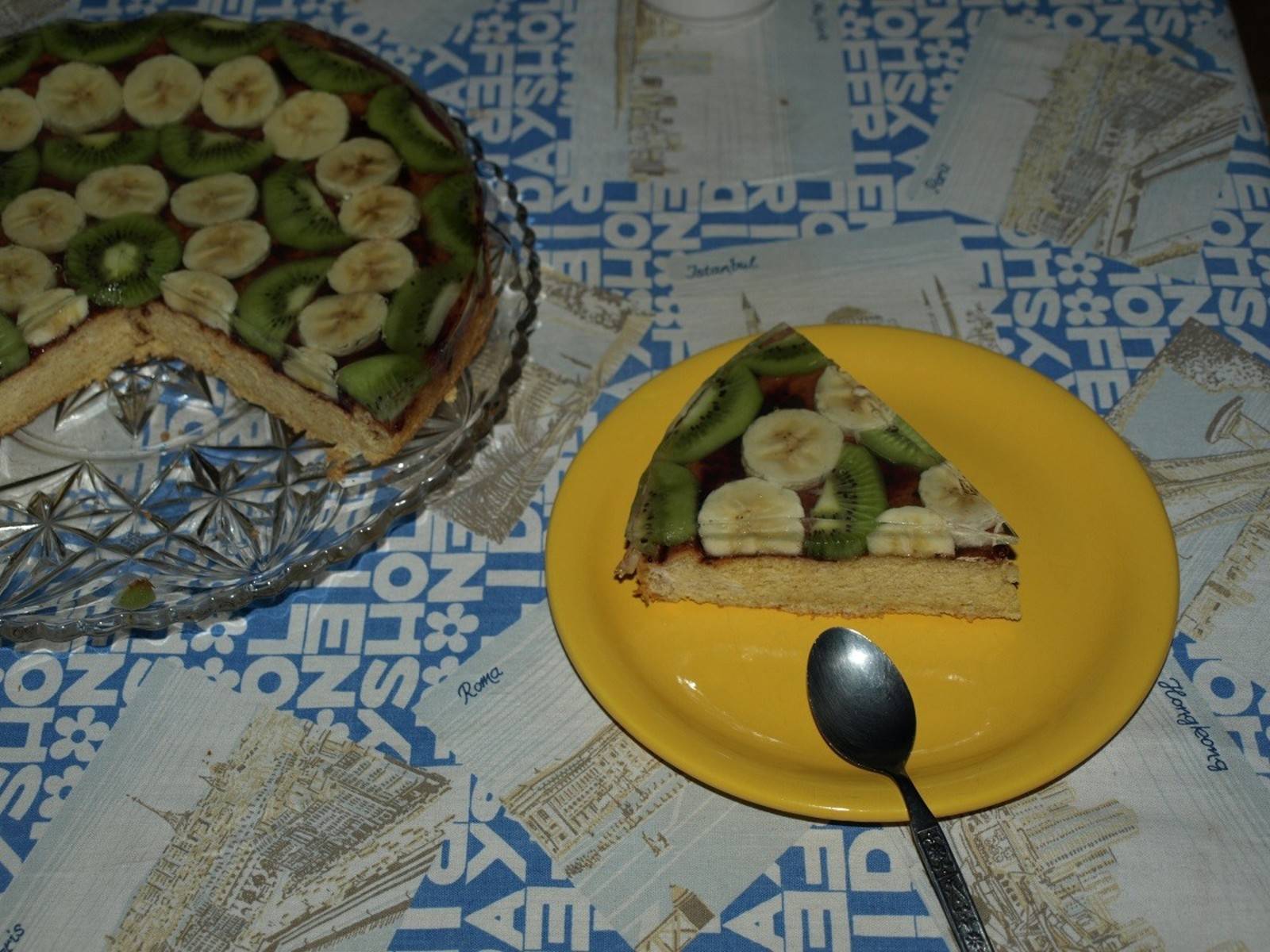 Kiwi-Bananen-Torte