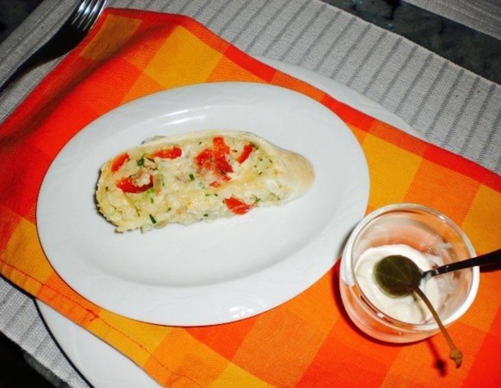 Reisstrudel mit Gemüse Reisstrudel mit Gemüse