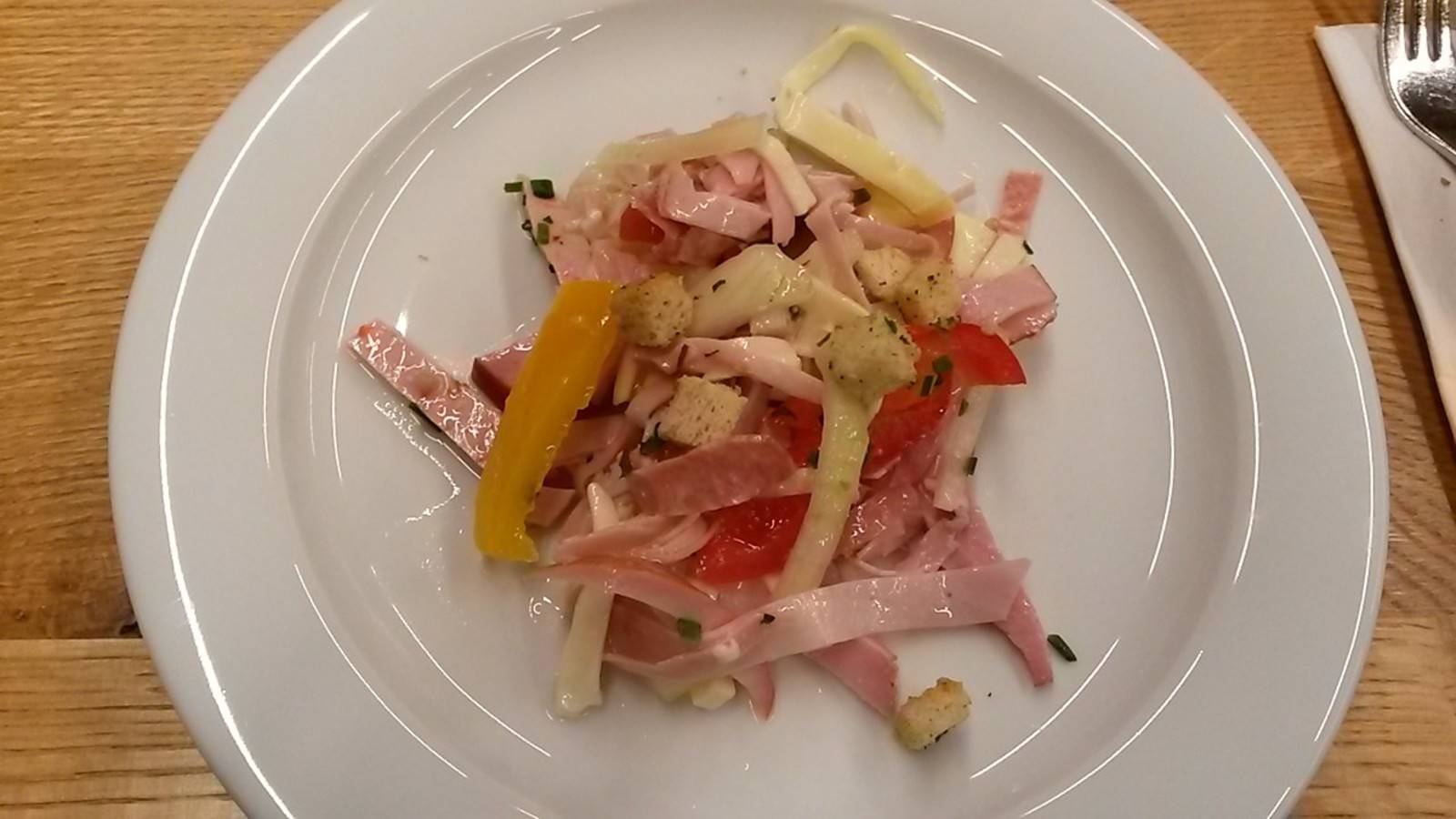 Käse-Wurst-Salat