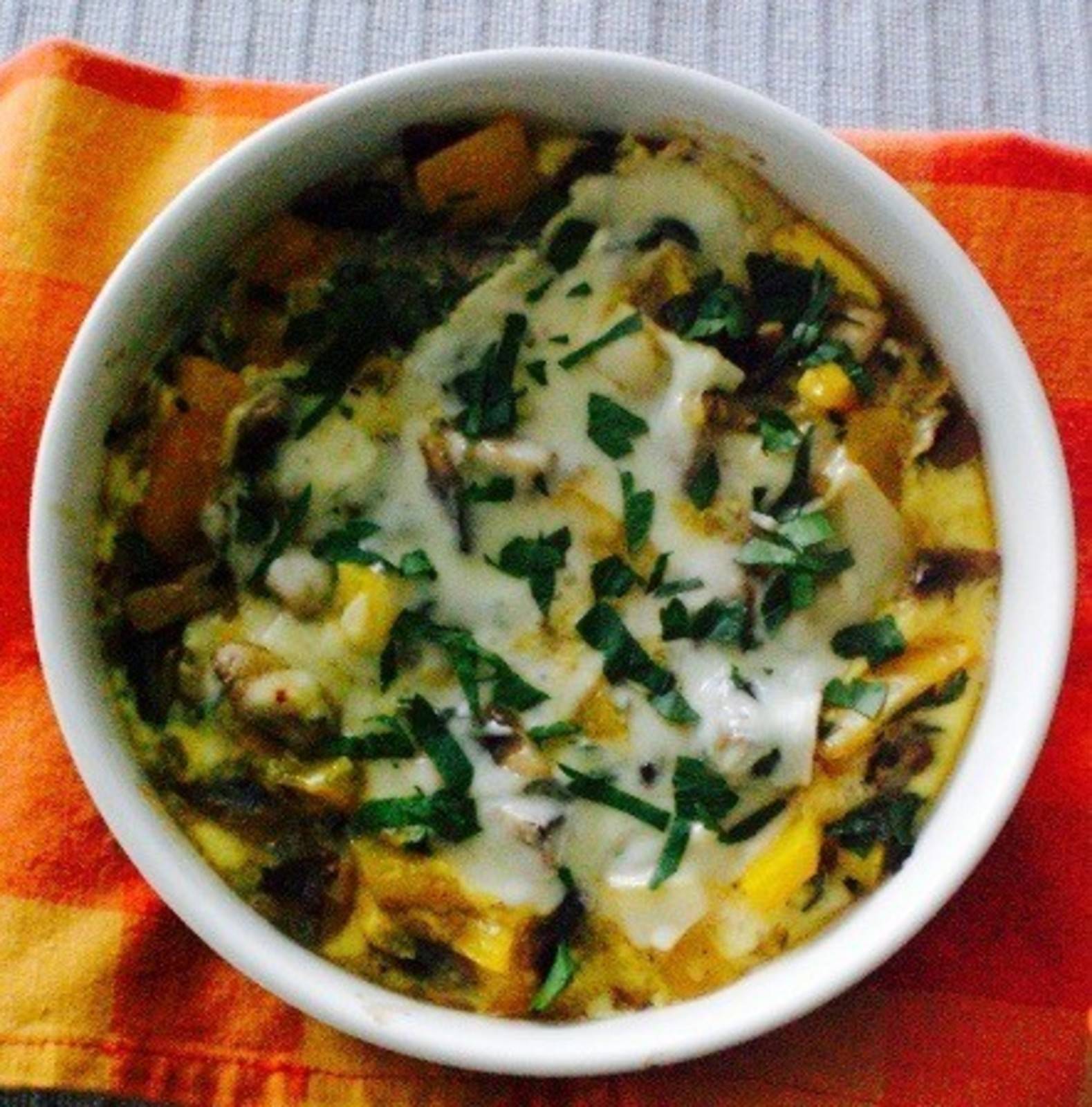 Überbackene Champignons mit Paprika Rezept - ichkoche
