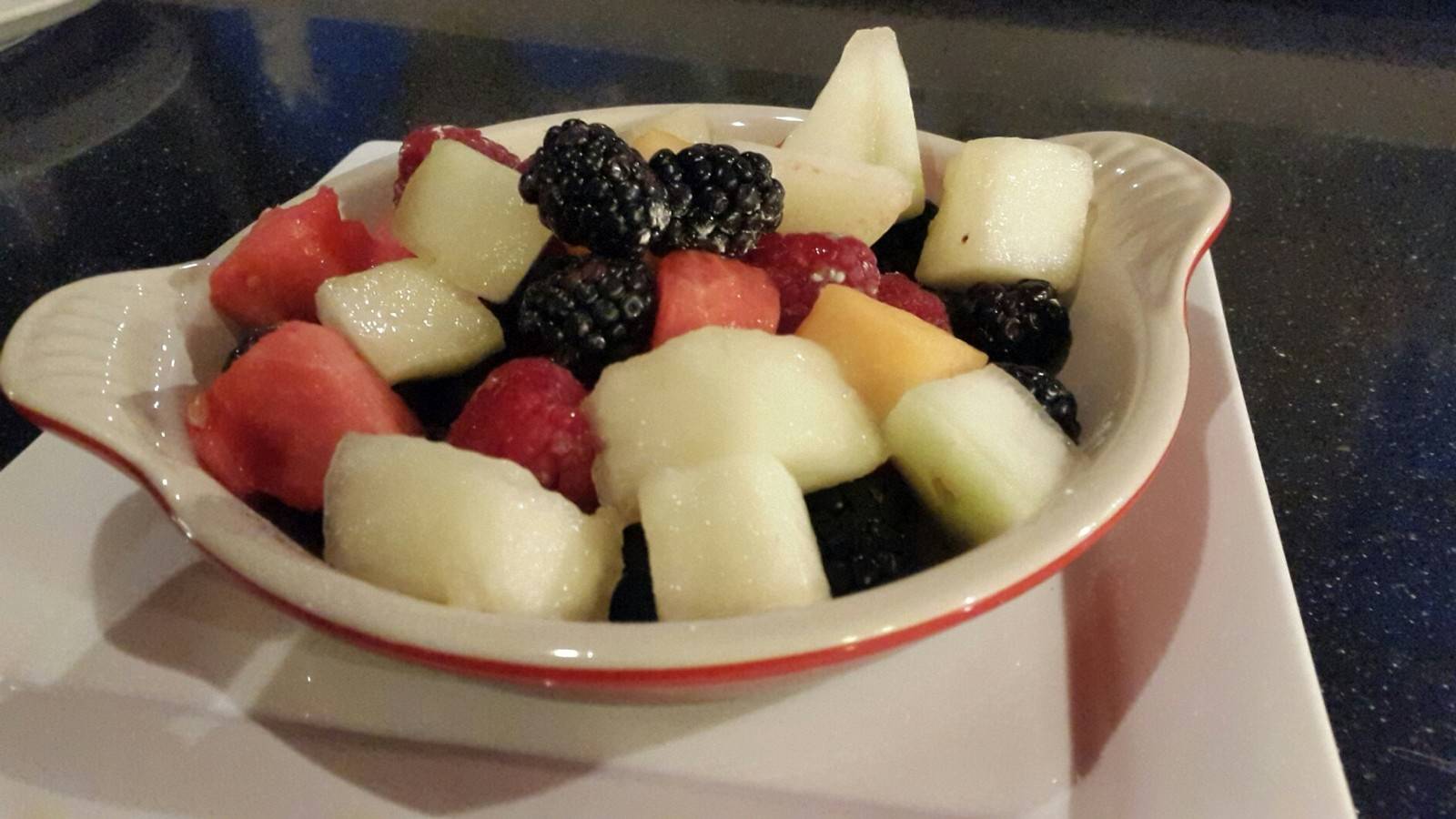 Fruchtsalat mit Wassermelone