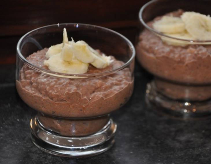 Chia-Bananen-Schoko-Pudding Chia-Bananen-Schoko-Pudding