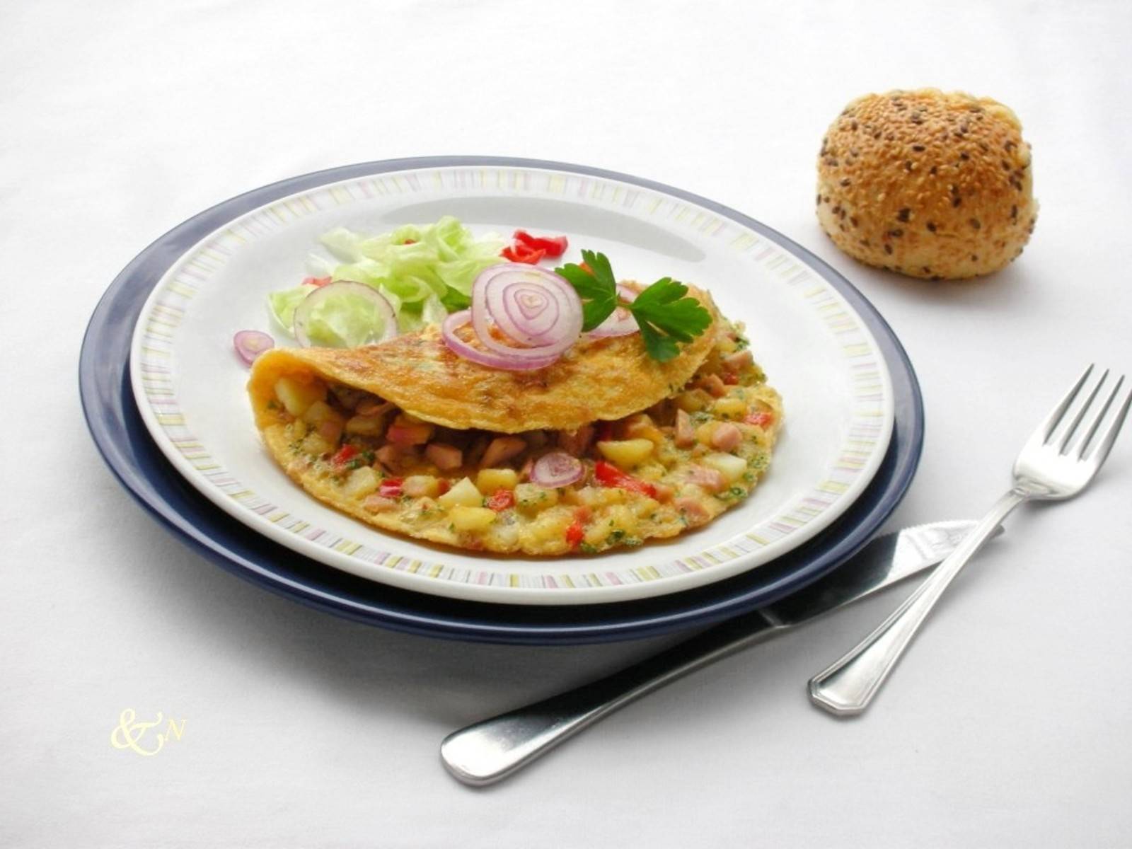 Bauernomelett Rezept - ichkoche.de Bauernomelett Rezept - ichkoche.de