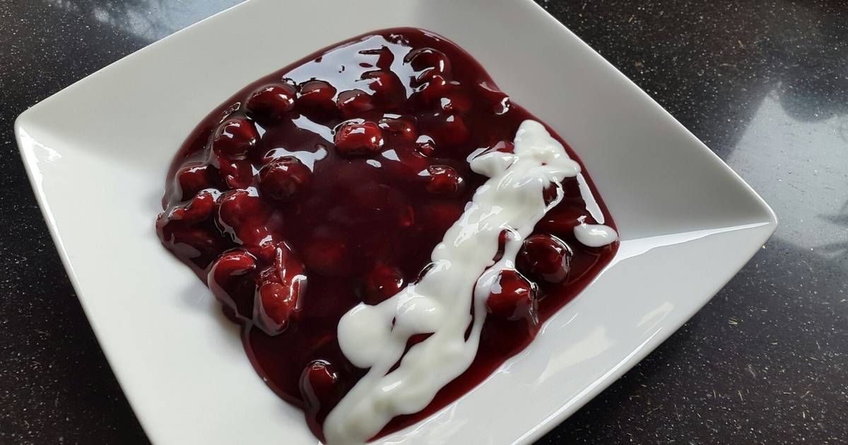 Rote Gr tze Mit Joghurtsauce Rezept Ichkoche de rote-gr-tze-mit-joghurtsauce-rezept-ichkoche-de