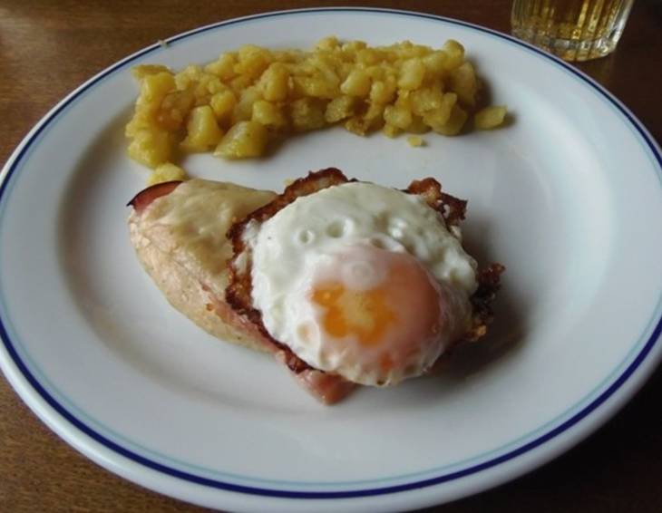 Hühnerschnitzel nach Berner Art