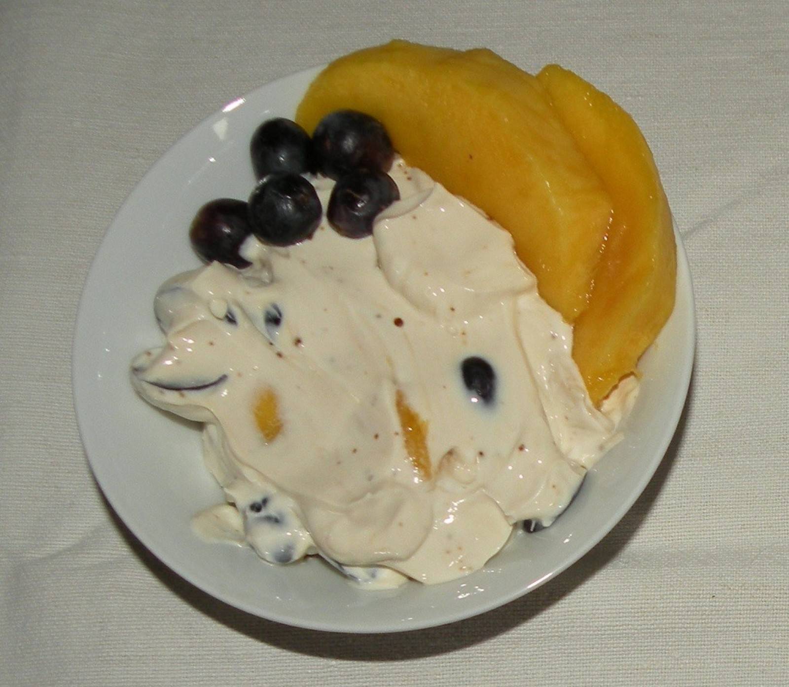 Trauben-Mango-Creme